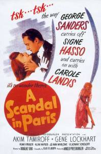       / A Scandal in Paris