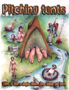   Pitching Tents 